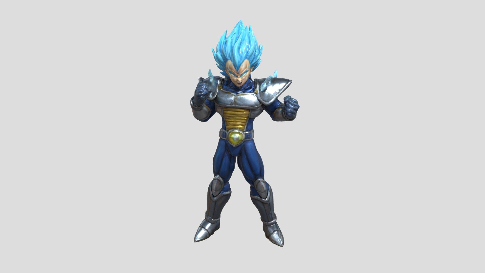 Vegeta from Dragon Ball Z - 3D model by chiaccp12345 [2ca5822] - Sketchfab