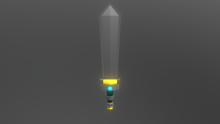 3D-sword model for beginner 3D Model