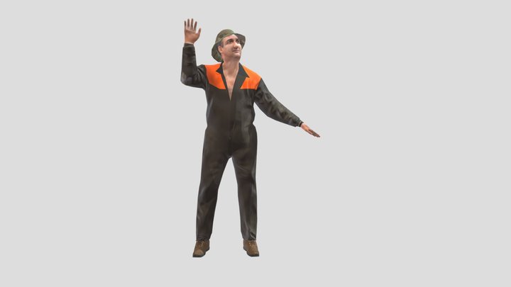 Animación principal - "Hey" - Kiko 3D Model