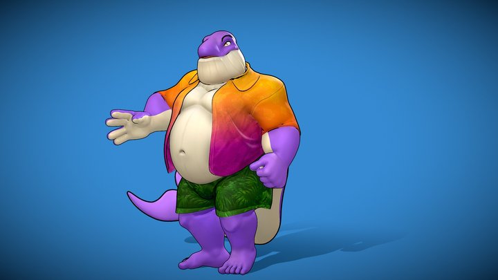 Newt - Whale Sona 3D Model