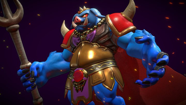 Ganon (Oracle of Ages)- Retrogasm2019 3D Model