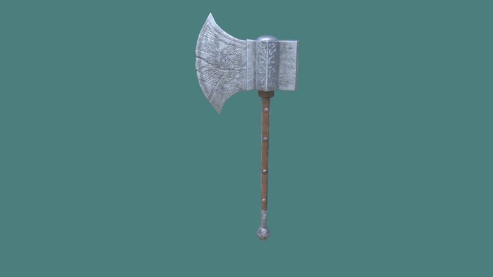 Great Axe Dark souls fan art 3D Model