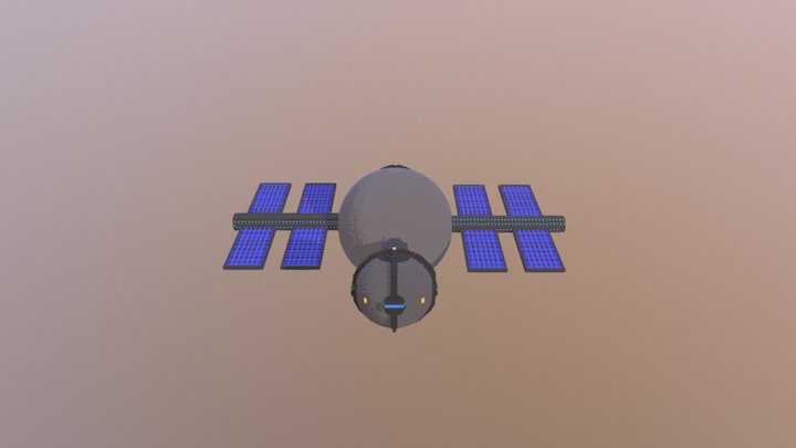 Space Station v1 3D Model