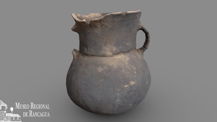 Olla Período Alfarero Temprano, A-1237 3D Model