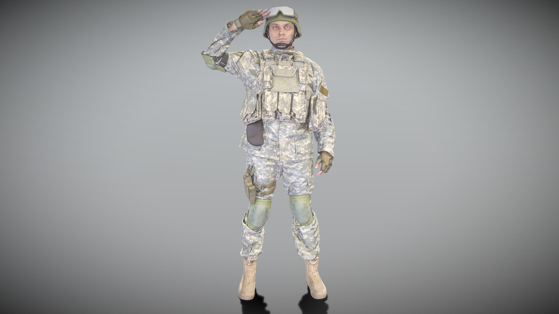 blender 3d soldier model download