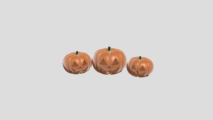 Pumpkin1 3D Model