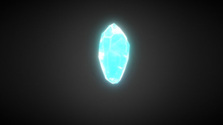 Glowing Gem 3D Model