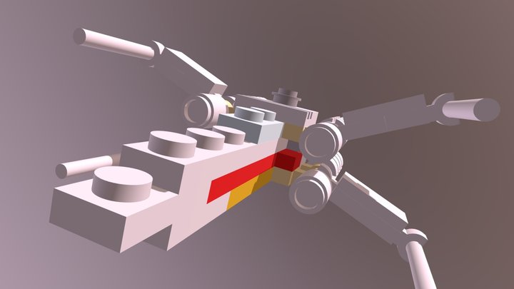 X-Wing (Lego) 3D Model
