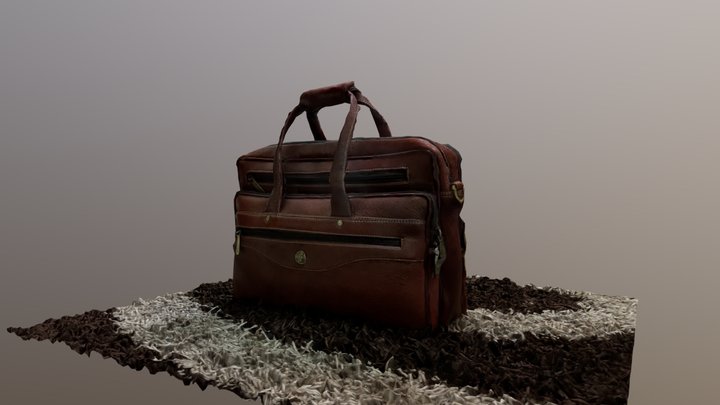 Leather Bag 3D Model