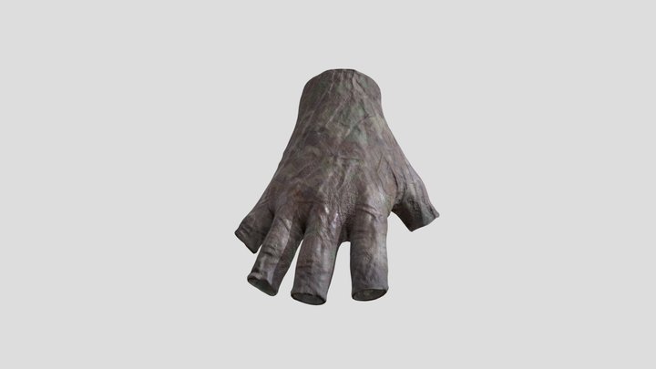 Military glove 3D Model