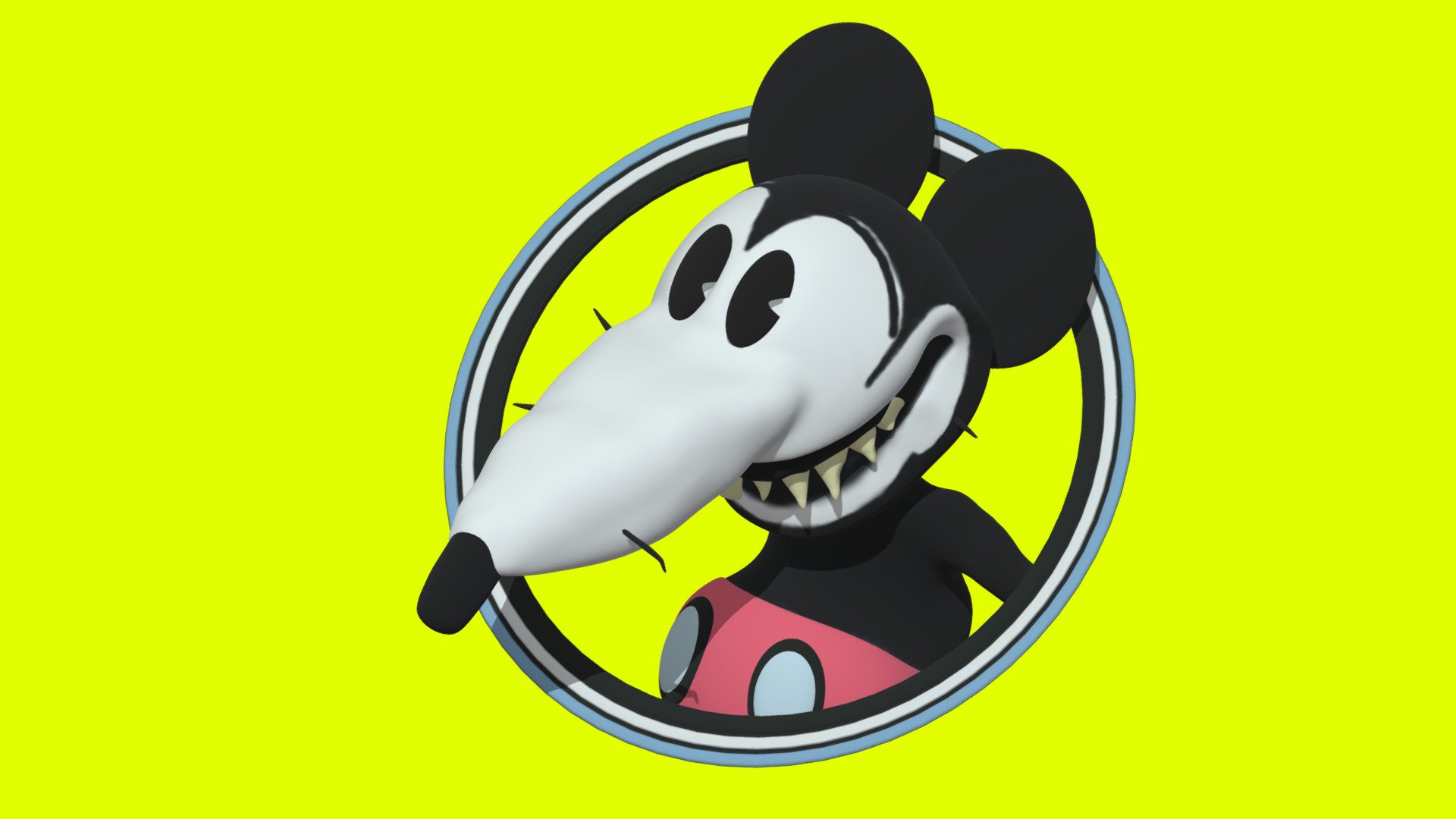 Mickey Rat - 3D model by eloyfarina [2cae1e2] - Sketchfab