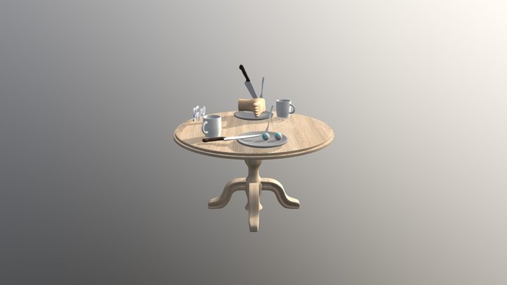 Compulsory 2 - Teaparty, complete 3D Model