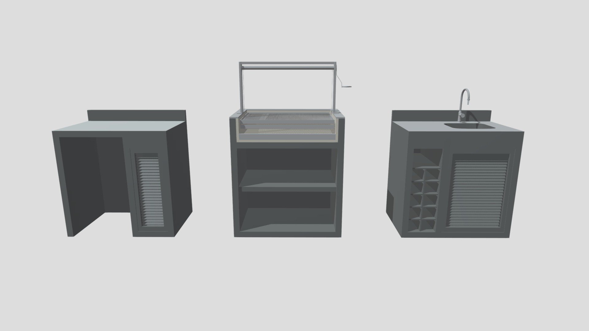 Quincho Parrilla - 3D model by Felipe.Rau [2caec11] - Sketchfab
