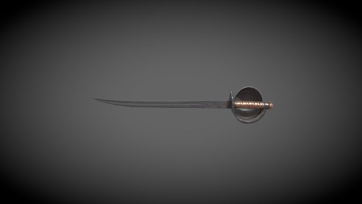 Pirate saber download 3D Model