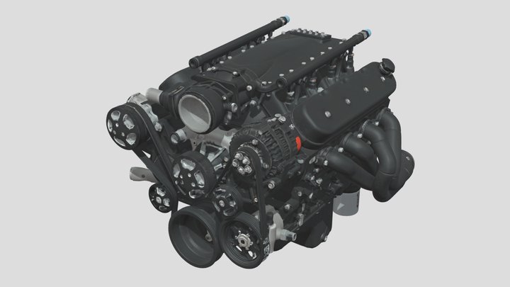 Nelson Racing Engine A – Kostenloses 3D-Modell STL