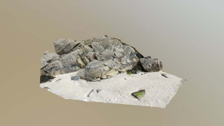 Curhownagh Rock - 2 3D Model