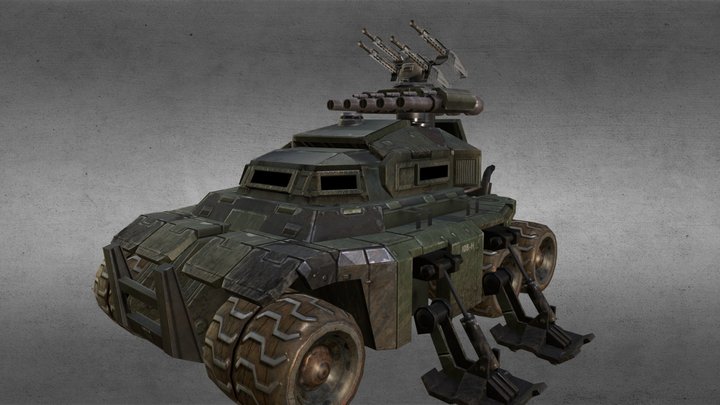 StormSiege Assault Command Vehicle 3D Model