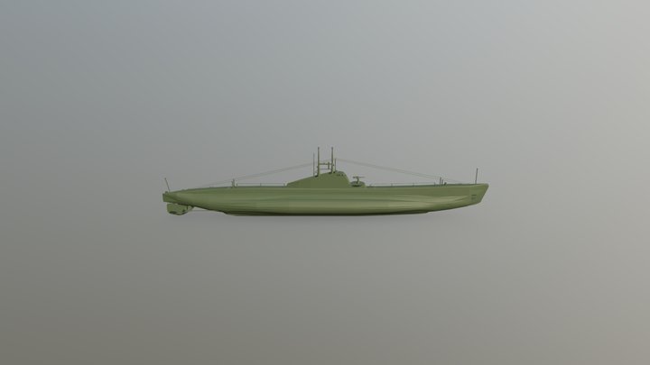 «Щука-402»        Алексей Гаврилов, 11 класс 3D Model