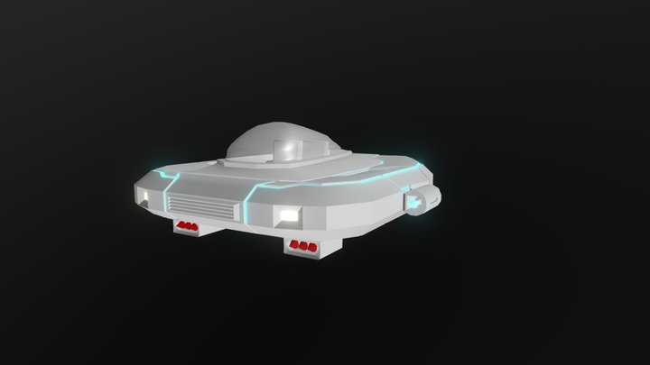 Small Ship - Draft 2 3D Model