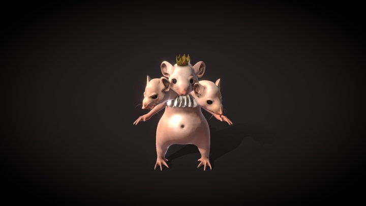 Rat_King 3D Model
