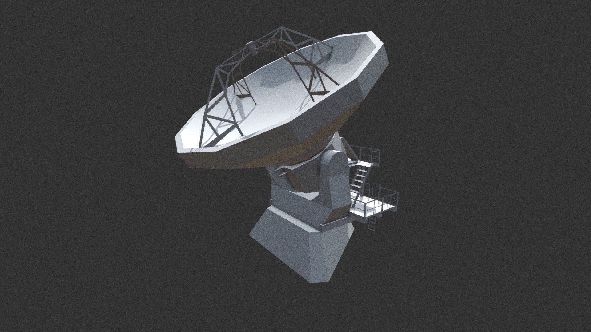 Atacama Large Millimeter/submillimeter Array 3D model by pold polygon