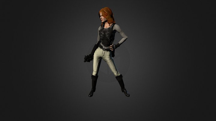 agent 13 Fanart 3D Model