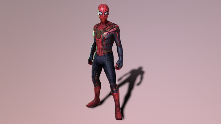 Spider-man (NWH) - Spider-man (Integrated Suit) 3D Model