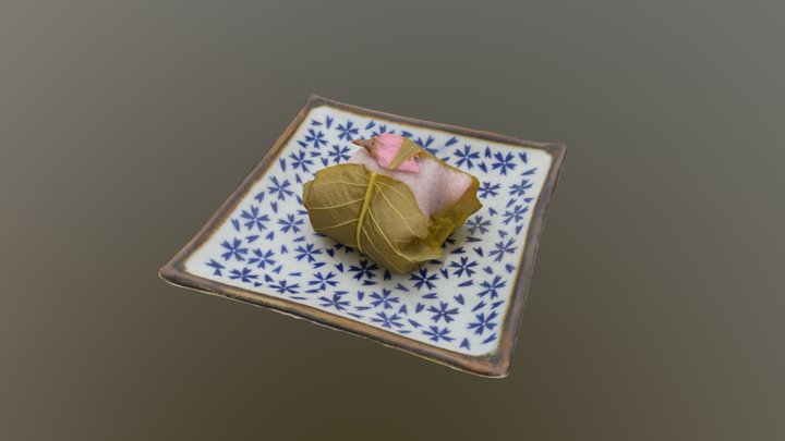 Sakuramochi 3D Model