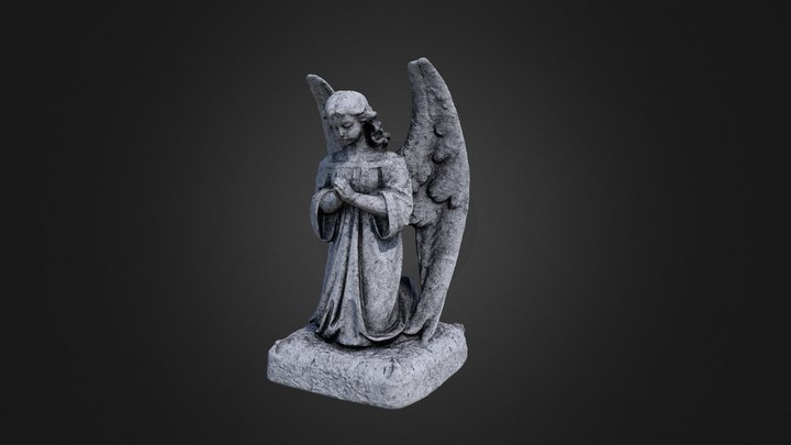 Praying Angel 3D Model