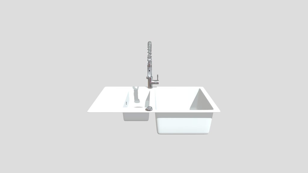 Kitchen Sink With Faucet