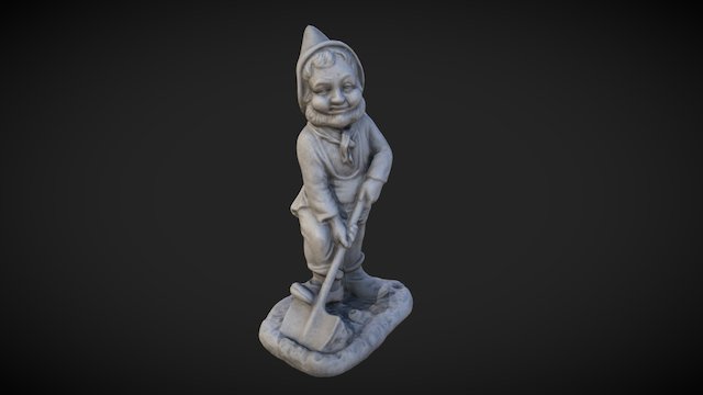 Dwarf Statue Scan 3D Model