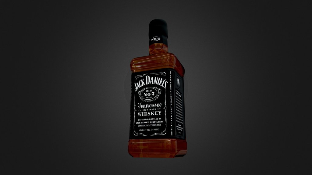 Jack Daniels Whiskey No.7 Bottle