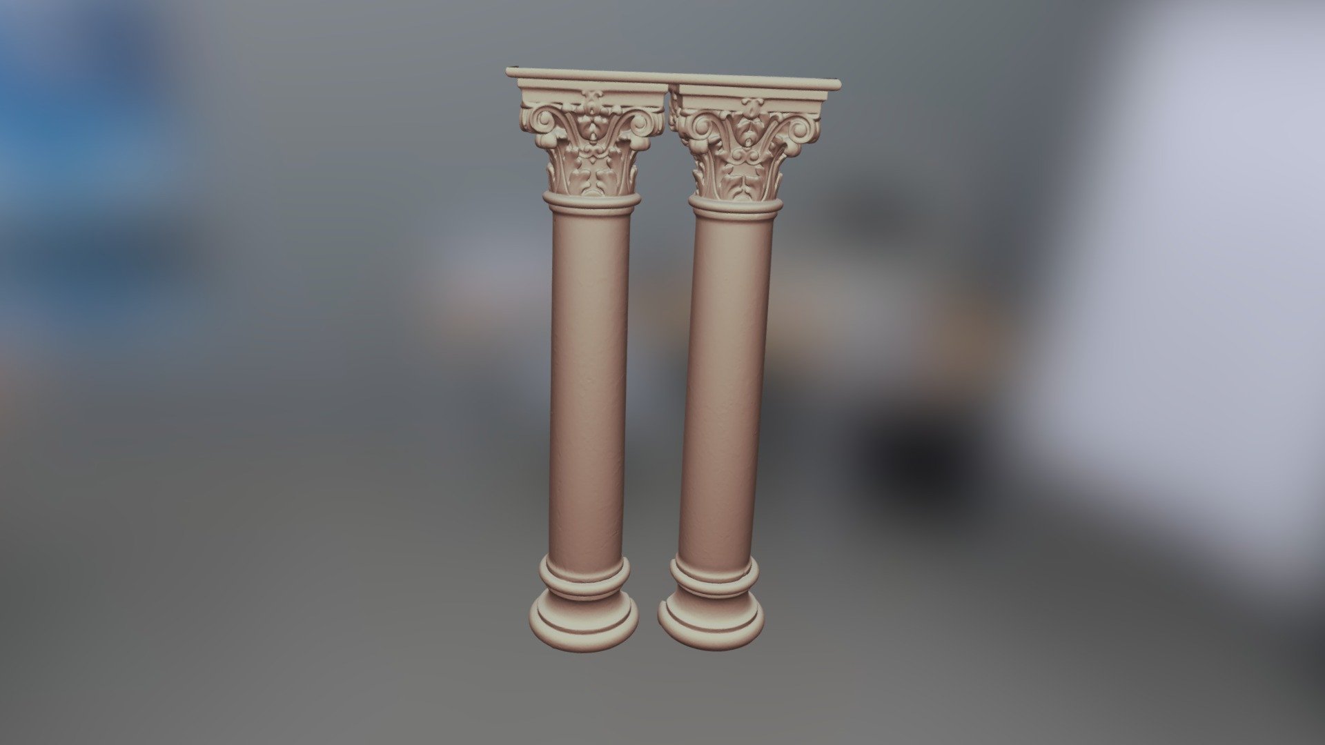 SLU High School Altar Columns — Sketchfab embed 3D viewer