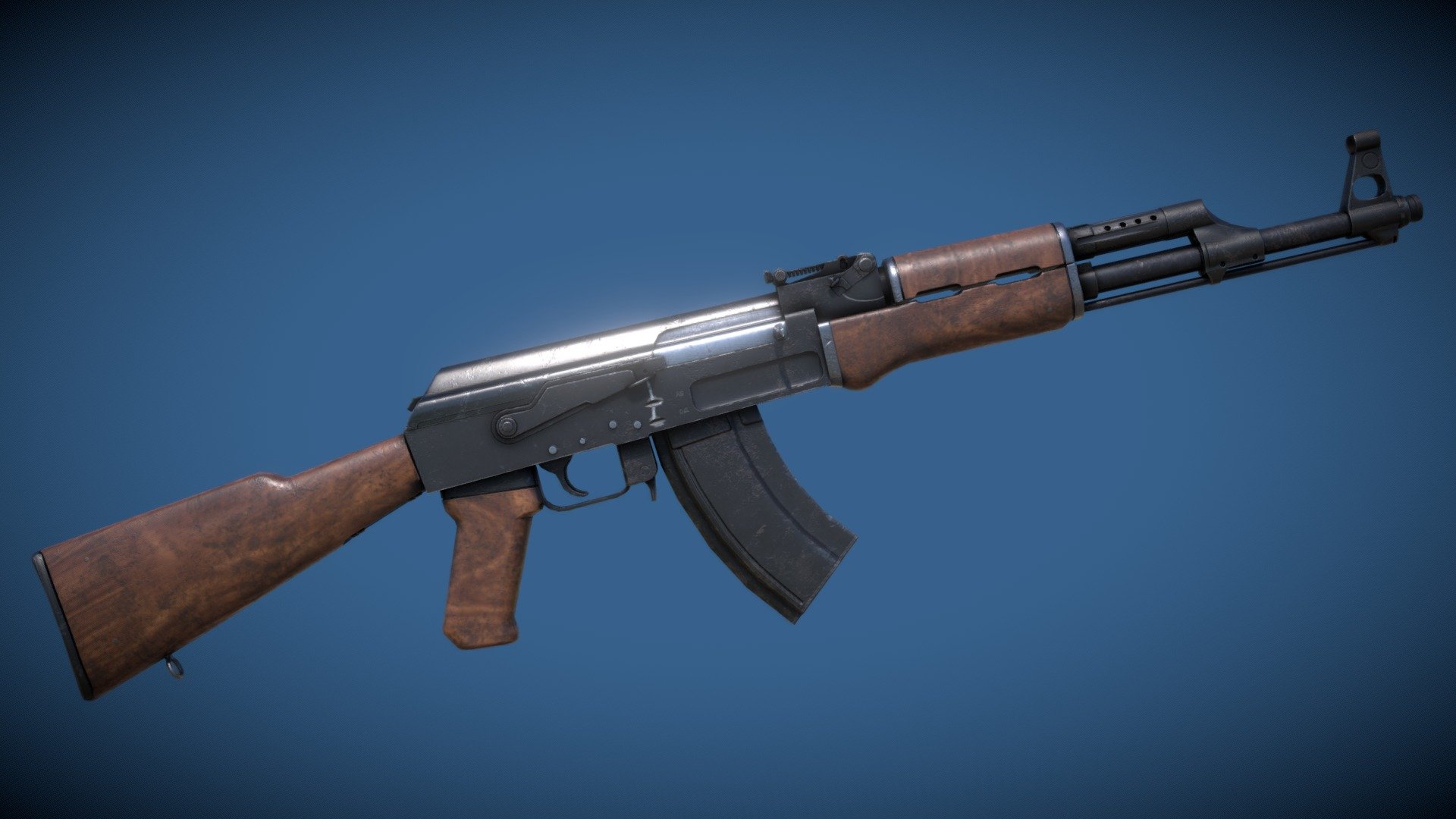AK47 Type 3 - 3D model by SamTrav (@SamuelTrav) [2cb3d60]