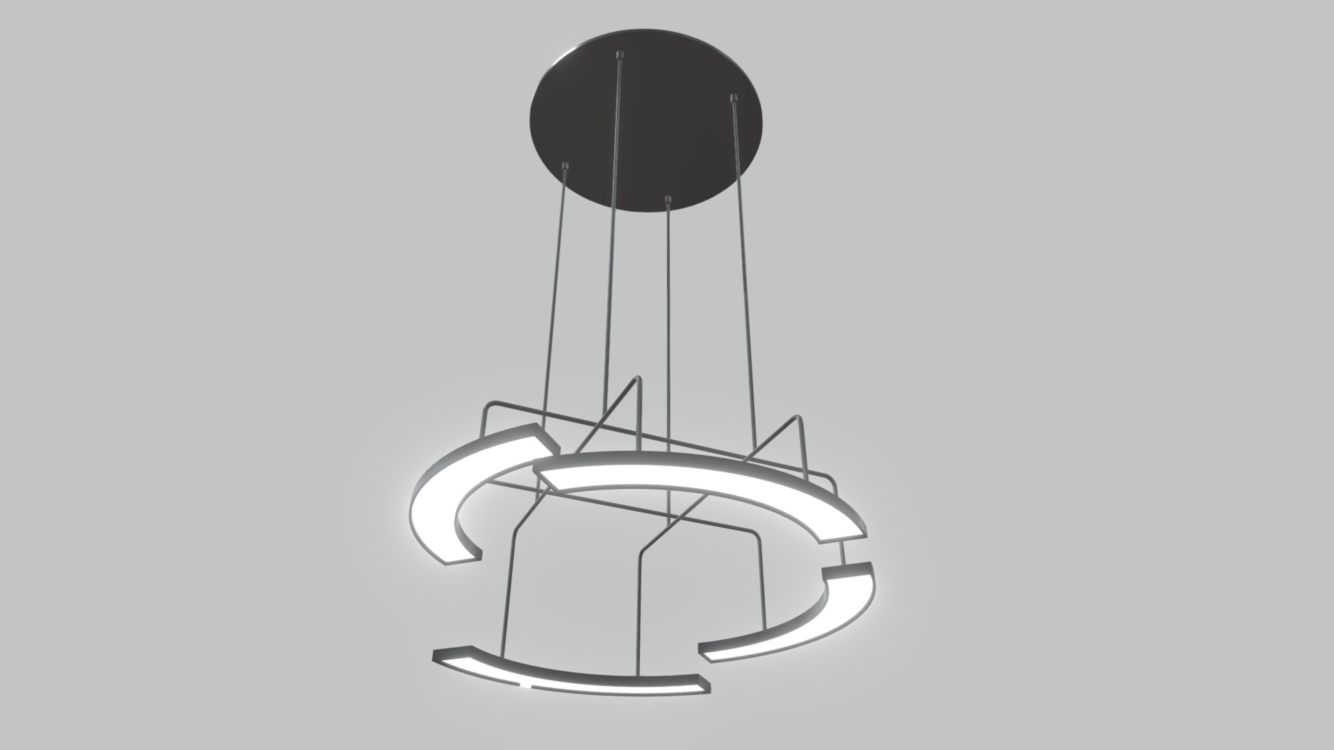 3D model Pie Lamp - This is a 3D model of the Pie Lamp. The 3D model is about diagram.