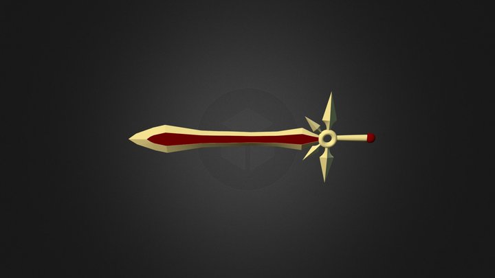Leona-style sword 3D Model
