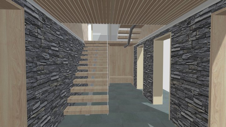 Topsails_Staircase Option 01 3D Model