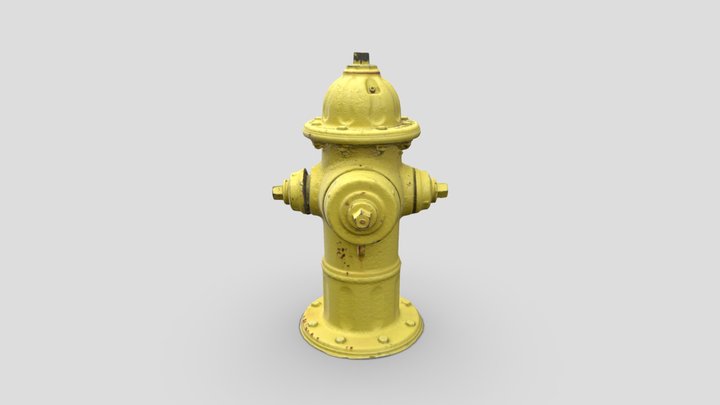 Fire Hydrant 2 -- Photogrammetry Asset 3D Model