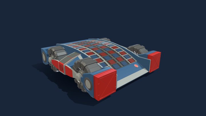 Battlewagon 3D Model