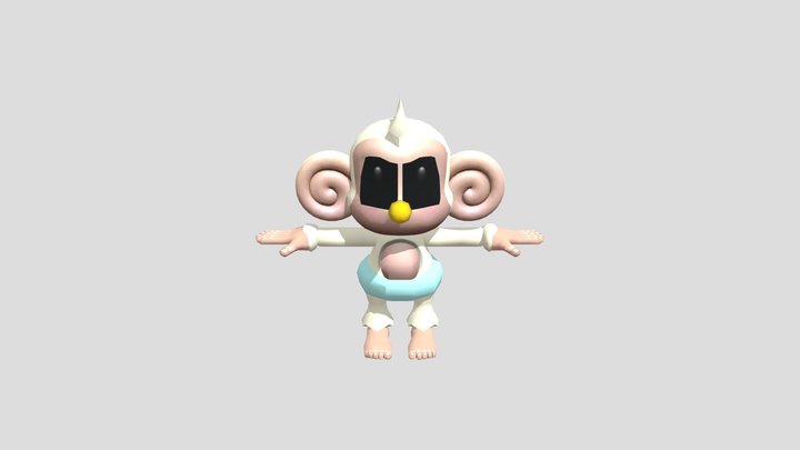Game Cube - Super Monkey Ball 2 - Baby 3D Model