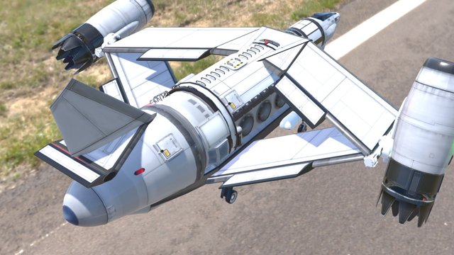AL-5D Pyralis Air Ambulance - KSP VTOL 3D Model