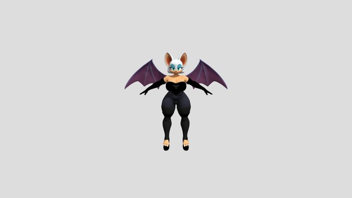 Rouge_the_bat 3D Model
