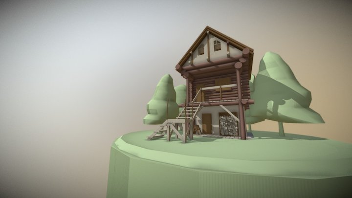 Practica1: Cabaña 3D Model