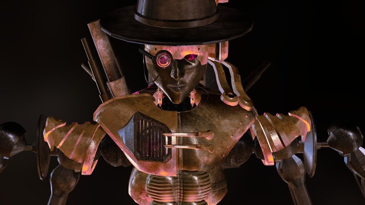 Sir Steam  3D Model