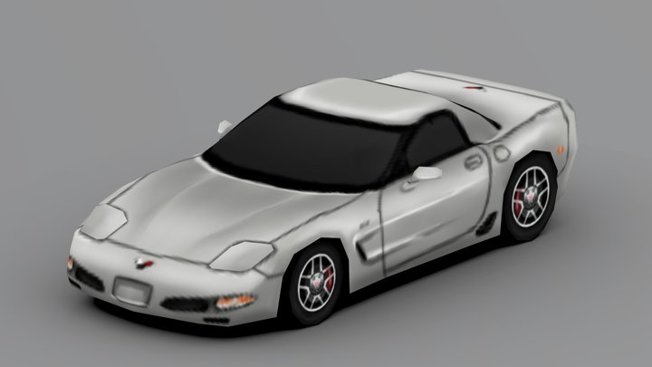 Chevrolet Corvette ZR-1 C3 Grátis Modelo 3D in Carros antigos 3DExport