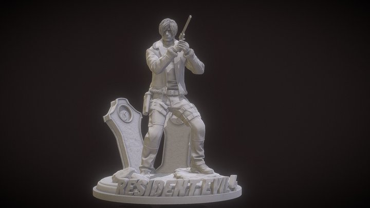 Leon S Kennedy Figure 3D Model