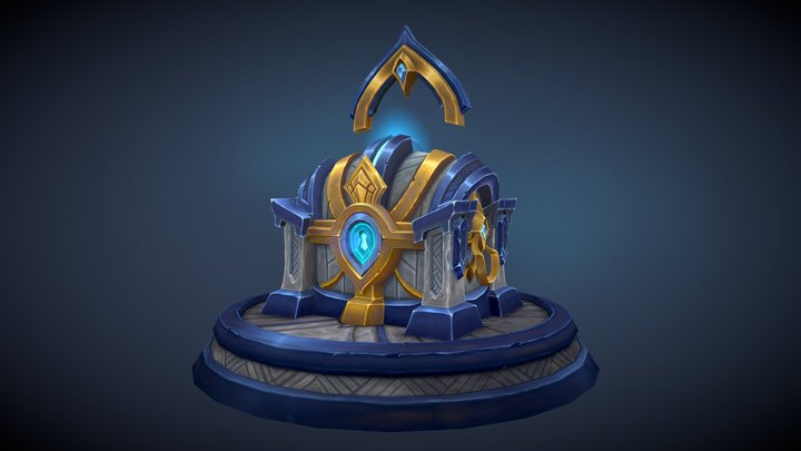 Kyrian Chest 3D Model