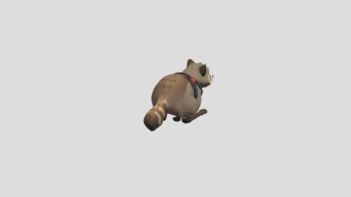 Oreo The Raccoon – Kostenloses 3D-Modell STL