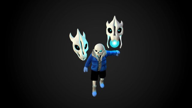 Sans Sculpture 3D Model