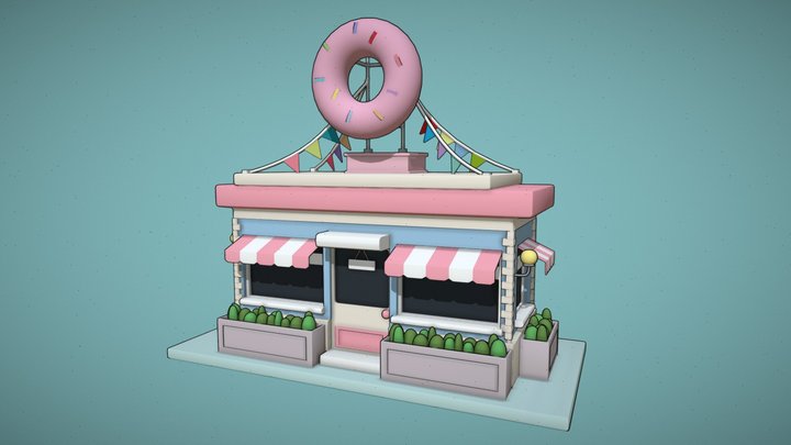 Cute Store 3D Model
